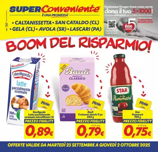 Boom del risparmio!