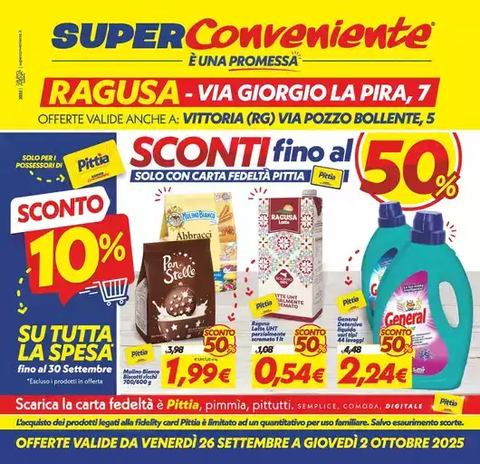 Sconti fino al 50%