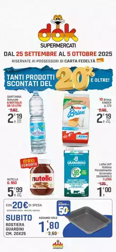 TANTI PRODOTTI SCONTATI DEL 20%