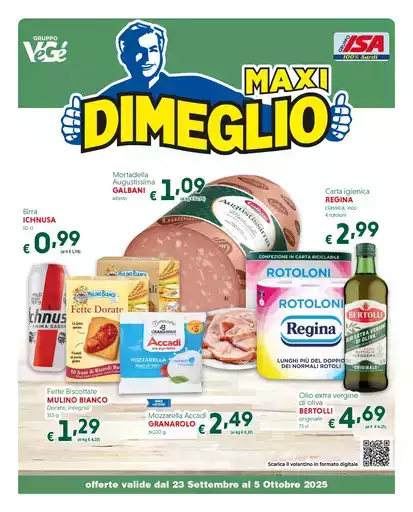 Offerte valide dal 23 Settembre al 5 Ottobre 2025