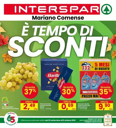 E tempo di sconti