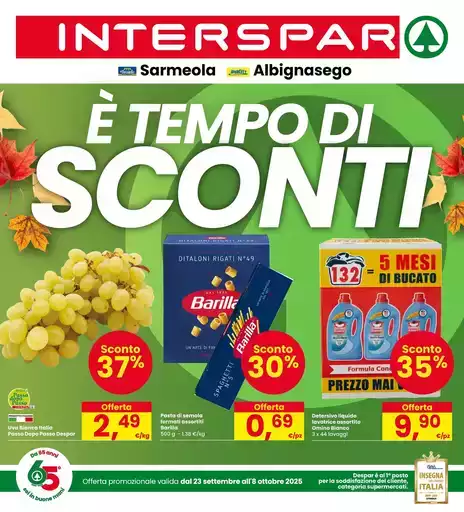 E tempo di sconti
