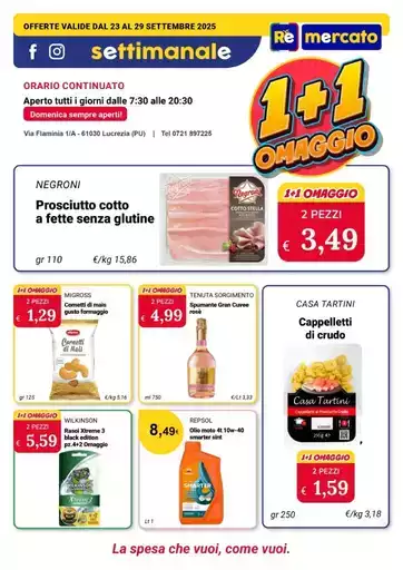 1+1 omaggio