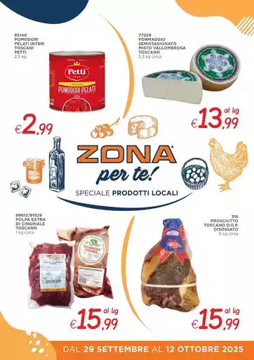 Zona per te! Speciale prodotti locali