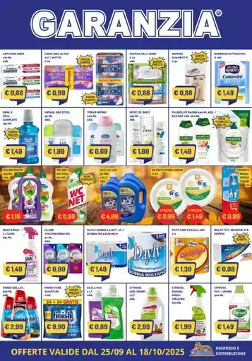 Offerte valide dal 25/09 al 18/10/2025