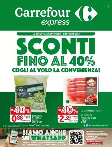 Sconti fino al 40%