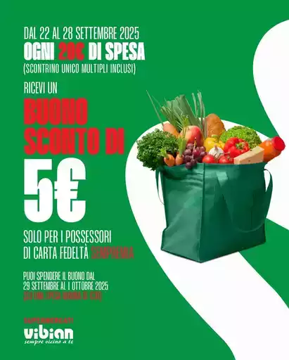 Buono sconto di 5€