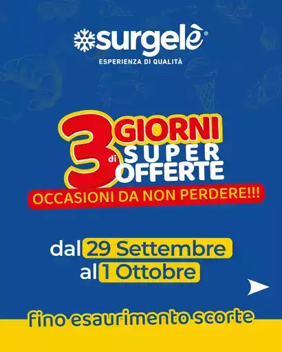 3 giorni di super offerte