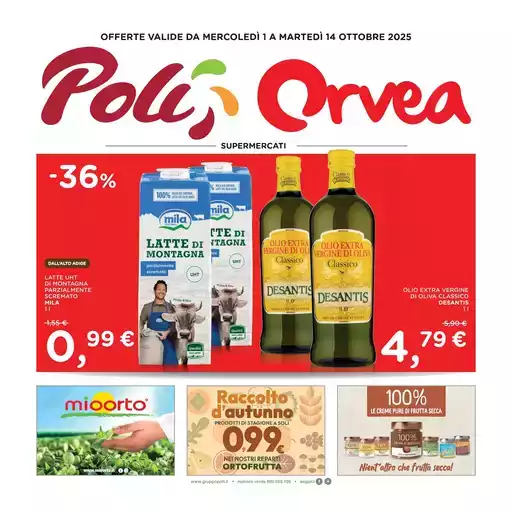 OFFERTE VALIDE DA MERCOLEDÌ 1 A MARTEDÌ 14 OTTOBRE 2025