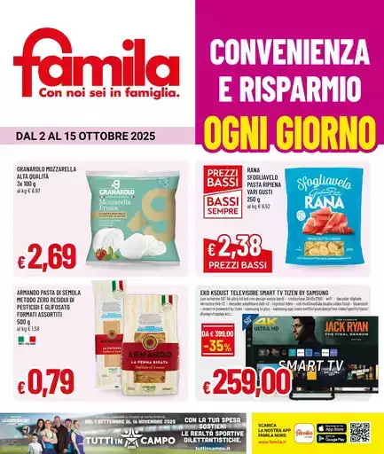 CONVENIENZA E RISPARMIO OGNI GIORNO