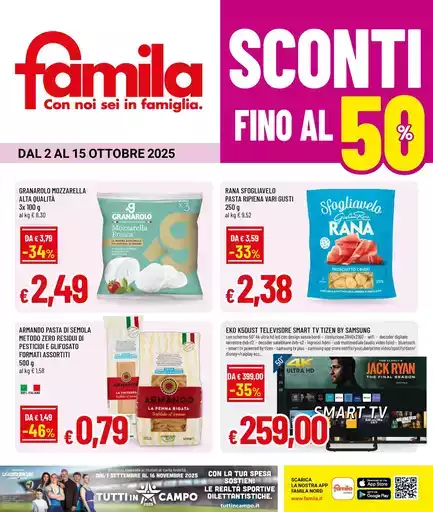 Sconti fino al 50%