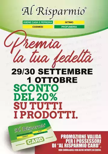 Sconto del 20%