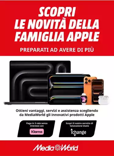 Scopri le novita dellla famiglia apple