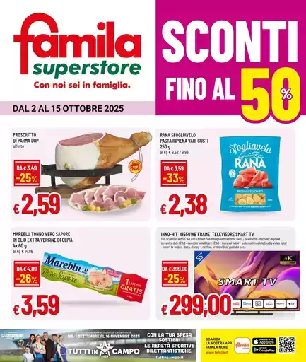 Sconti fino al 50%