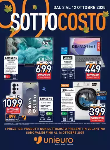 SOTTOCOSTO da Unieuro!