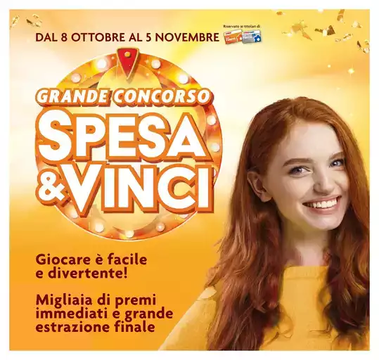 Grande concorso Spesa & Vinci