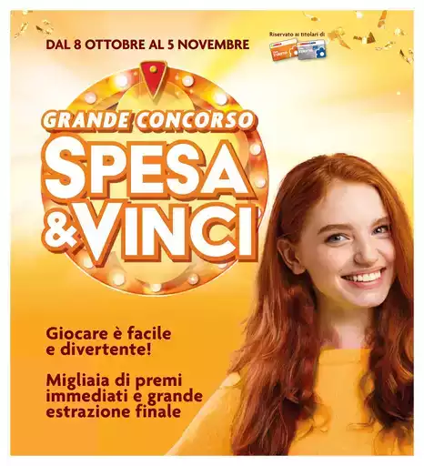 Grande concorso Spesa & Vinci Grande concorso Spesa & Vinci