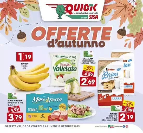 Offerte d'autunno