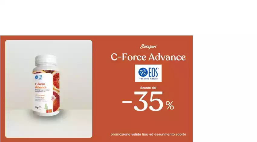 PROMOZIONE C-FORCE ADVANCE EOS