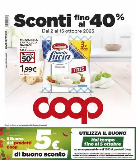Sconti fino al 40%