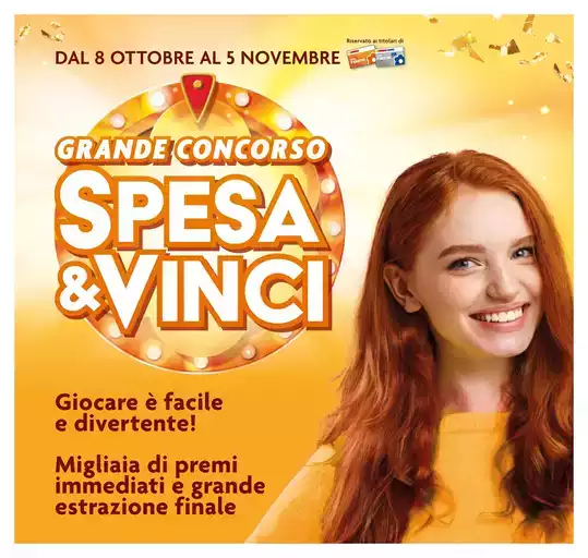 Grande concorso Spesa & Vinci