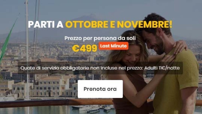 Parti a ottobre e novembre! Parti a ottobre e novembre!