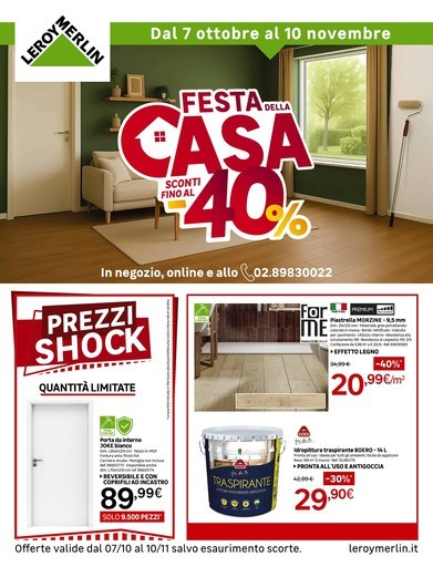 Festa della casa da Leroy Merlin!