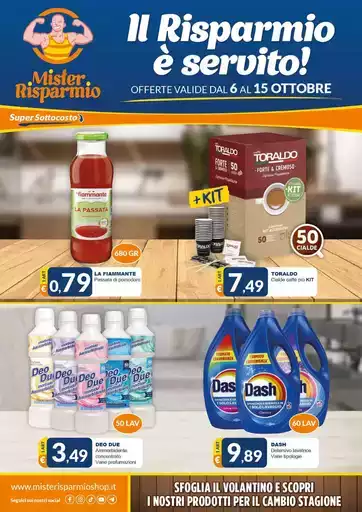 Il Risparmio è sérvito! Il Risparmio è sérvito!