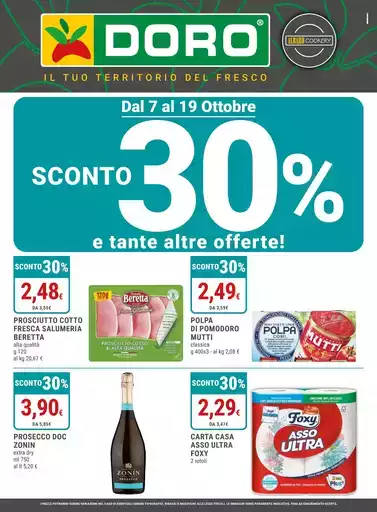 Sconto 30% e tante altre offerte! Sconto 30% e tante altre offerte!
