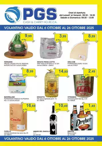 VOLANTINO VALIDO DAL 6 al 26 ottobre 2025