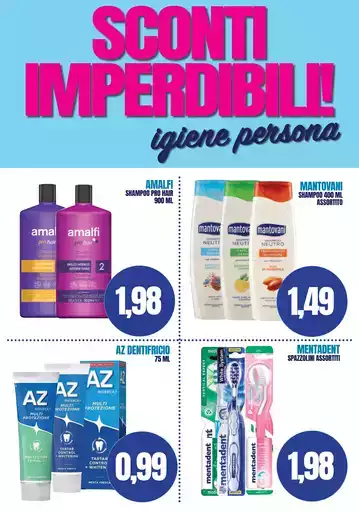 SCONTI IMPERDIBILI! SCONTI IMPERDIBILI!