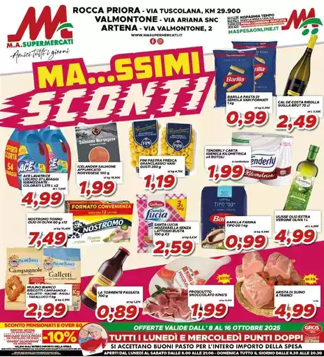 MA...SSIMI SCONT MA...SSIMI SCONT