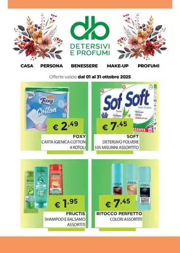 Offerte valide dal 01 al 31 ottobre Offerte valide dal 01 al 31 ottobre
