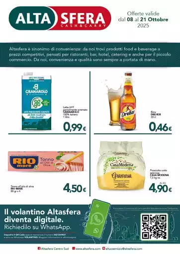 Offerte valide dal 8 al 21 ottobre 2025