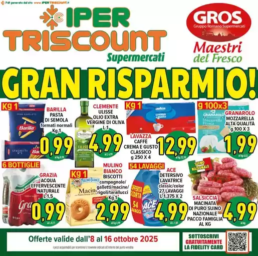 Gran risparmio! Gran risparmio!