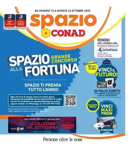 Spazio alla fortuna