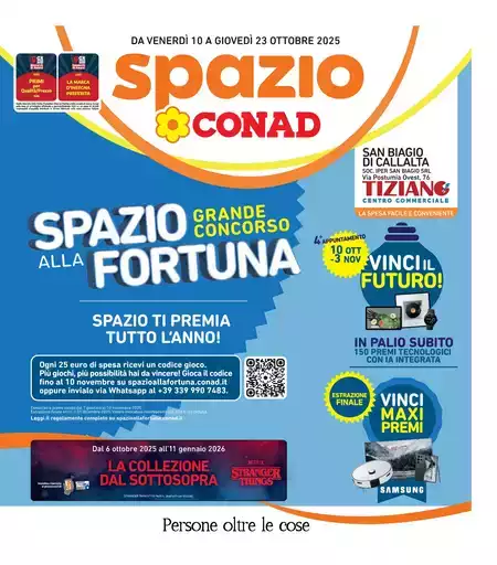 Spazio alla fortuna