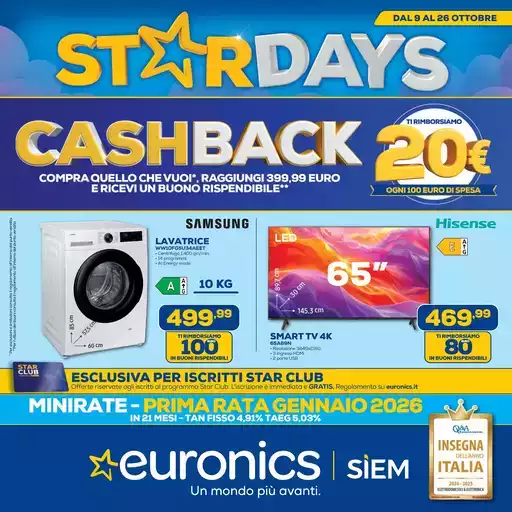 StarDays - Cashback