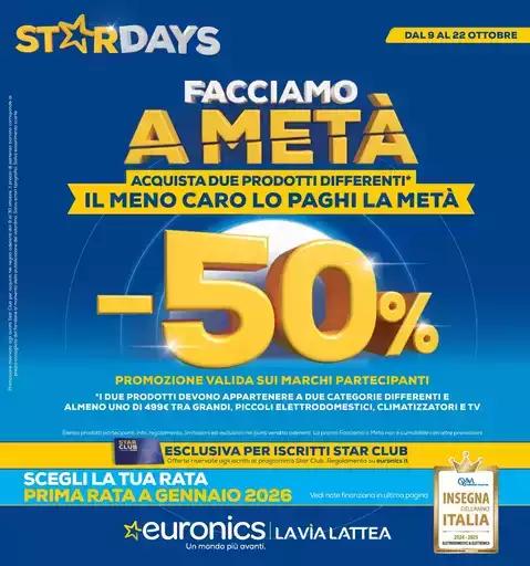 Il meno caro lo paghi la metà! Il meno caro lo paghi la metà!