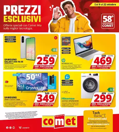 Prezzi esclusivi da Comet! Prezzi esclusivi da Comet!