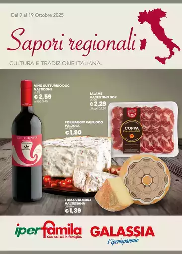 SAPORI REGIONALI dal 9 al 19 ottobre SAPORI REGIONALI dal 9 al 19 ottobre