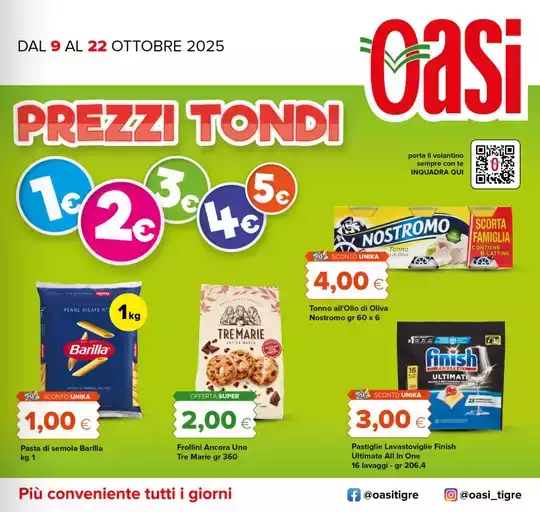 Prezzi tondi Prezzi tondi