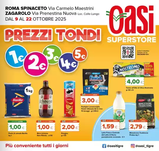 Prezzi tondi Prezzi tondi