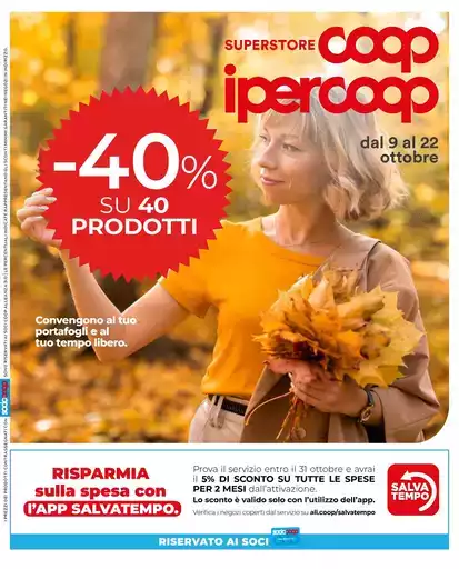 40% su 40 prodotti