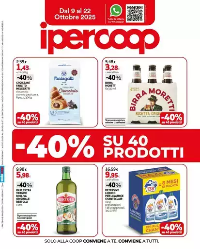 40% su 40 prodotti 40% su 40 prodotti