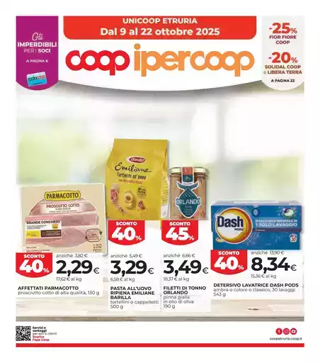 Dal 9 al 22 ottobre 2025 Dal 9 al 22 ottobre 2025
