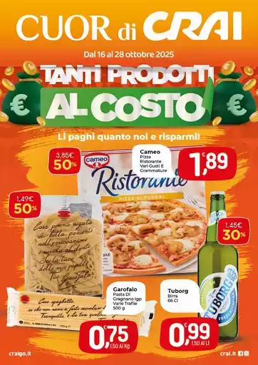 Tanti prodotti al costo Tanti prodotti al costo