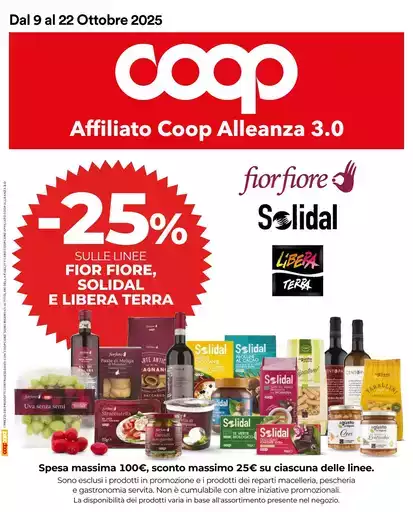 Dal 09 al 22 ottobre 2025 Dal 09 al 22 ottobre 2025