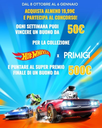 Hot wheels + Primigi