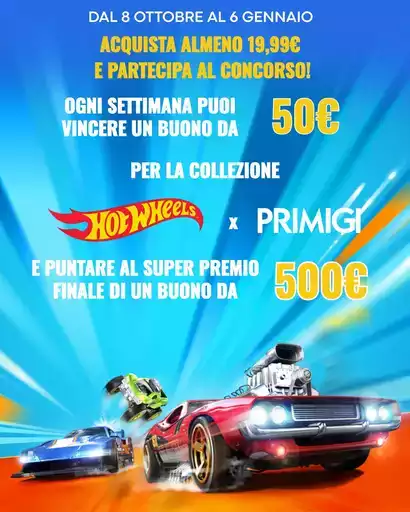 Hot wheels + Primigi Hot wheels + Primigi